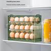 30 Grid Egg Tray Three Layer Egg Storage Box Organizer Rack Container Automatic Flip Special Egg Storage Kitchen Accessories