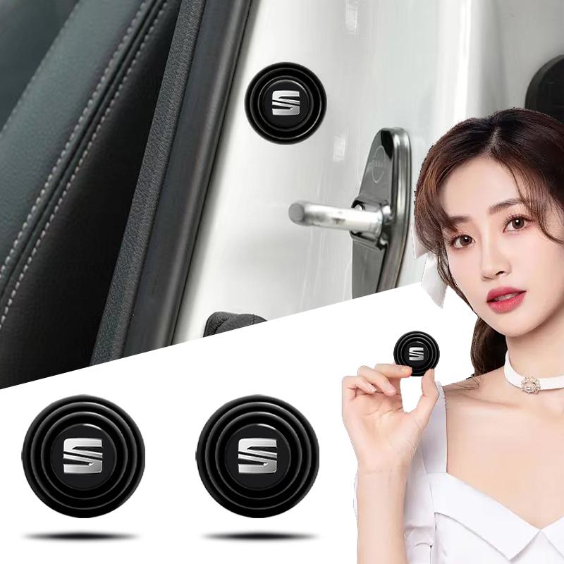 1/2/4pcs Car Door Shock Absorber Cushion Shockproof Pad for Seat Leon FR Altea Ibiza Toledo Cordoba Arona Ateca Alhambra MK3