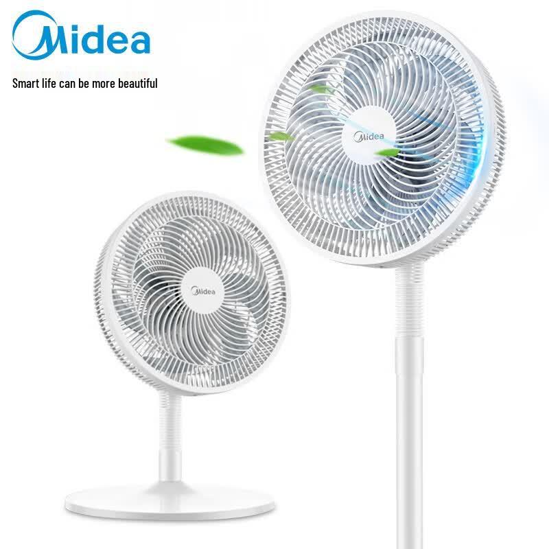 Midea 12-inch 7-Blade Convertible Electric Fan CN plug (adapter included)