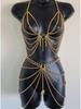 European-American Style Sexy Halter Metal Body Chain Set