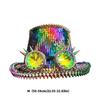 Colorful Sequins Top Caps Adult Stage Shows Goggles Marine Hat for Photography