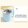 Leak-proof Insulated Water Cup Sealed Thermal Drinkware Stainless Steel Coffee Mug  Drinking