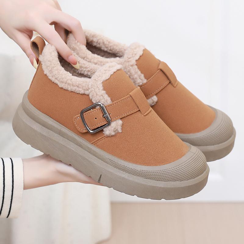 Winter New Women s Cotton Shoes Comfortable Versatile Anti slip Durable Outsole Free Shipping Winter Women s Cotton Comfortable Soft Sole Non slip Des 35