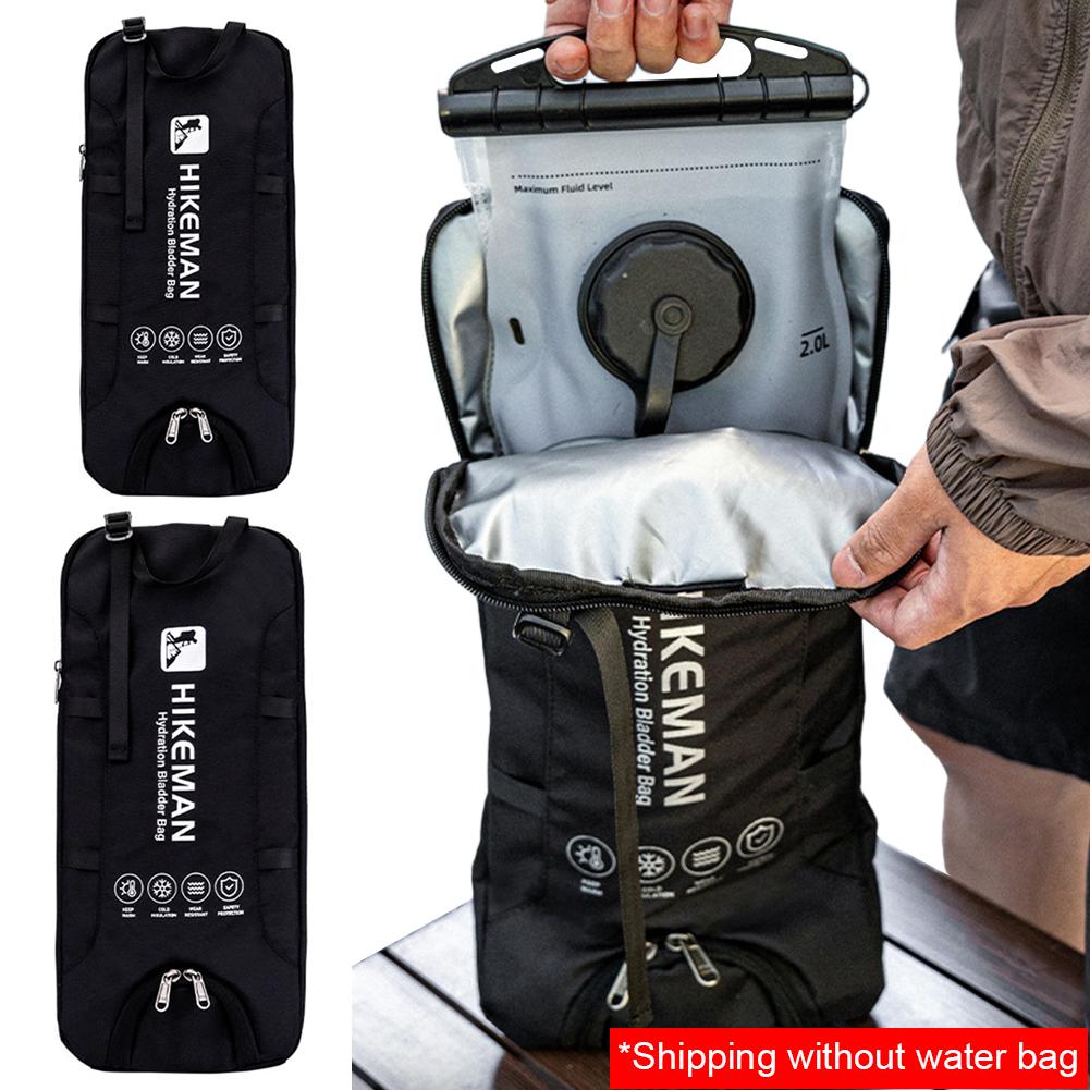 Hydration Bladder Insulation Sleeve Fits 1-2L & 2-3L Water Bladders Water Resistant Protective Insulated Sleeve for Hiking