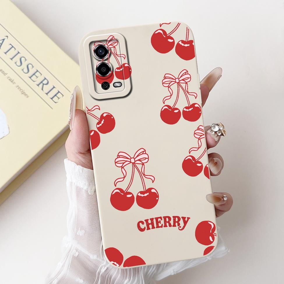 For Oppo A55 4G Case CPH2325 Silicone Cute Cat Fashion Butterfly Flowers Love Painted Cover For Oppo A55 4G Phone Case