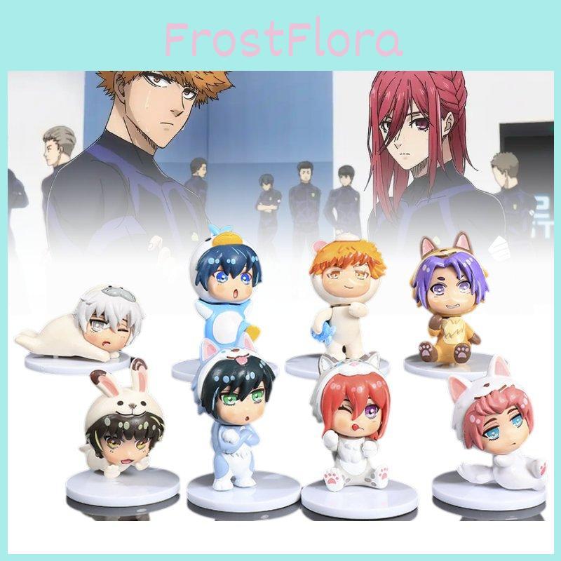 8 Pieces Pvc Anime Figure Set Featuring Unique Characters From Popular Series Perfect For Collectors