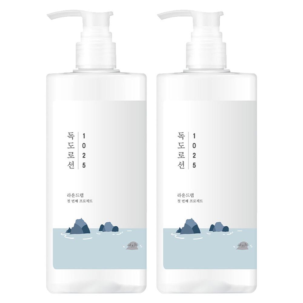 

ROUND LAB 1025 Dokdo Lotion 400ml Duo Set - Lightweight Facial Moisturizer with Deep Sea Water and Triple Hyaluronic Acid for Sensitive Skin