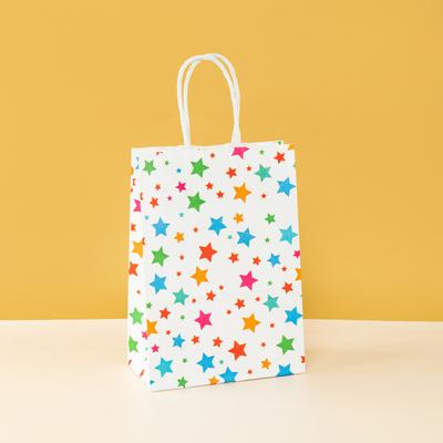 StoBag, Bunte Geschenktüten, Umweltfreundliches Papier, für Geburtstagsfeier-Zubehör, jeden Anlass, zum Verpacken von Süßigkeiten und Goodies, 12/30 Stück