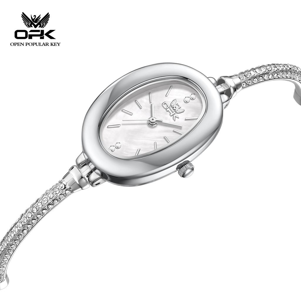 OPK 6097 Elegant Original Women's Bracelet Watches Waterproof Fashion Luxury Ladies Quartz Wristwatch