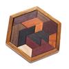 Classic Wooden Logic Puzzle Brain Teasers IQ Challenge Problem Solving Intellectual Toys for Kids Boys Girls Educational Gifts