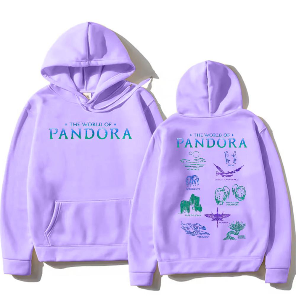 

Худі Pandora Avatar Светри Avatar The World of Pandora Подарунки Avatar для жінок чоловіків Толстовки Harajuku Естетичний одяг XL світло-фіолетового кольору