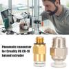 Metal 3D Printer Parts CR-10 Hotend Extruder Pneumatic Connector for Creality V6
