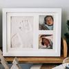 DIY Keepsake Baby Hand and Footprints Kit Clay Handprint Keepsake Frame  Gift for Parents