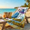 Bluey Beach Towel Super Soft Microfiber Quickdry Fabric Comfortable Lightweight