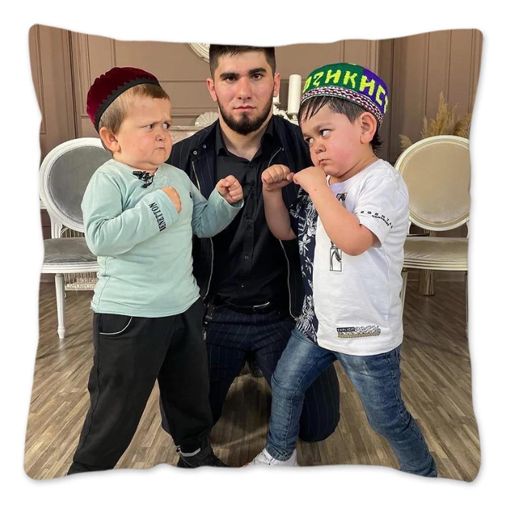 Hasbulla Hasbullah Meme Pillow Case Home Decoration Cushion Cover 45x45cm 40x40cm 50x50cm Throw Pillow Cover Housses De Coussin