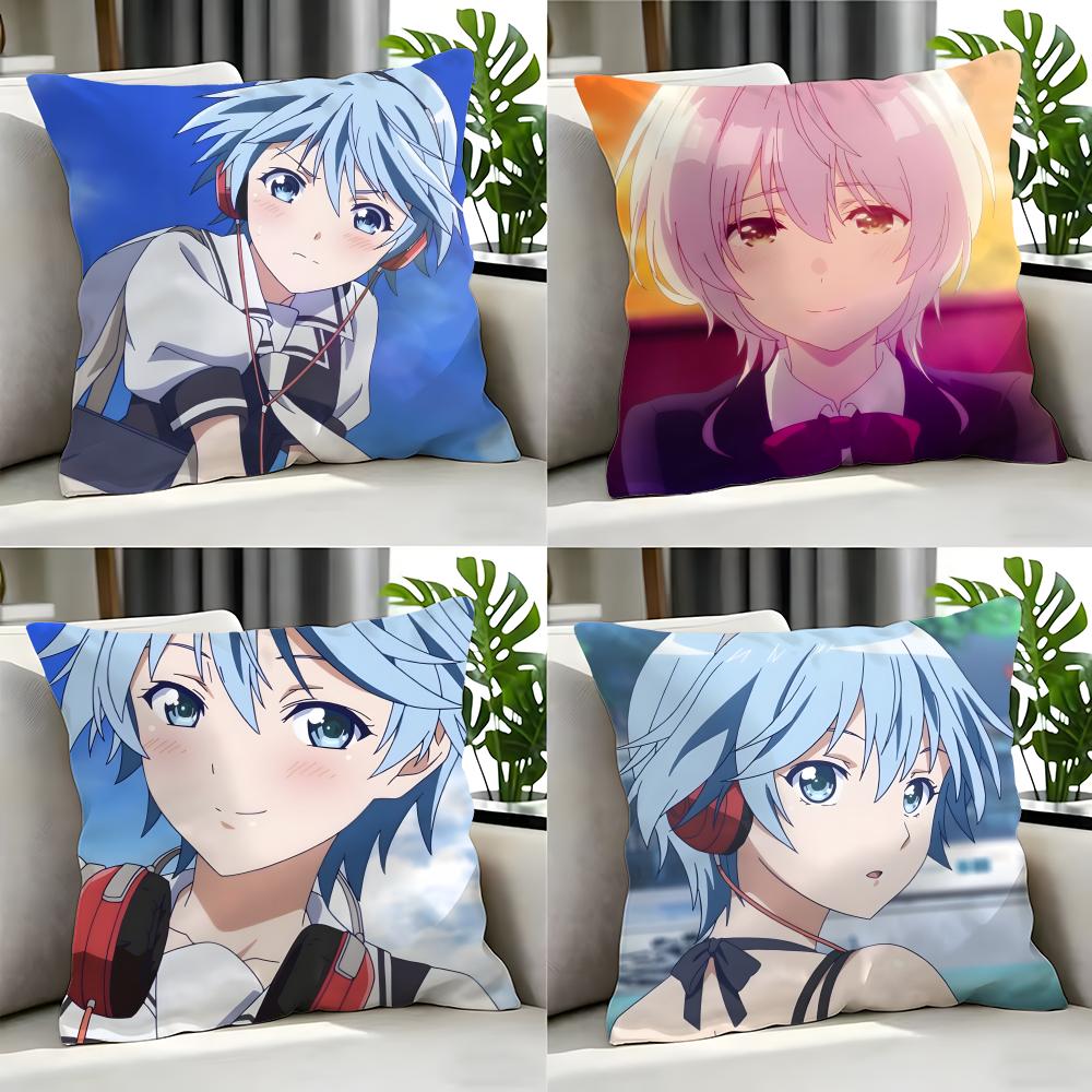 Anime Fuuka Cushion Cover Cushion Cover Set Pcs X X X Pillowcase Decorative Sofa Home Decor