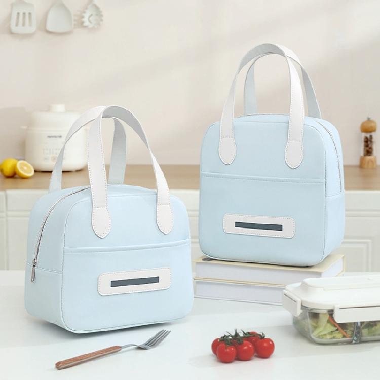 Lovely Lunch Box Portable Lunch Case Thermal Insulated Bag Reusable Lunch Bag Simple Coolers Bag for School