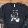 Hypatia Holzschnitt T-Shirt Astronomin Mathematikerin Alexandria