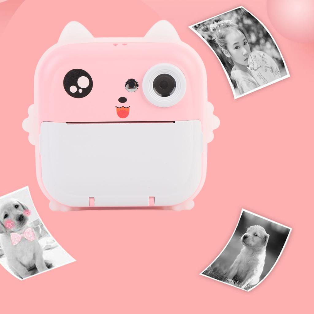 1080P   Print Camera with Print Paper 48MP Selfie Digital Camera Thermal Printing 800mAh Battery for Travel Photography