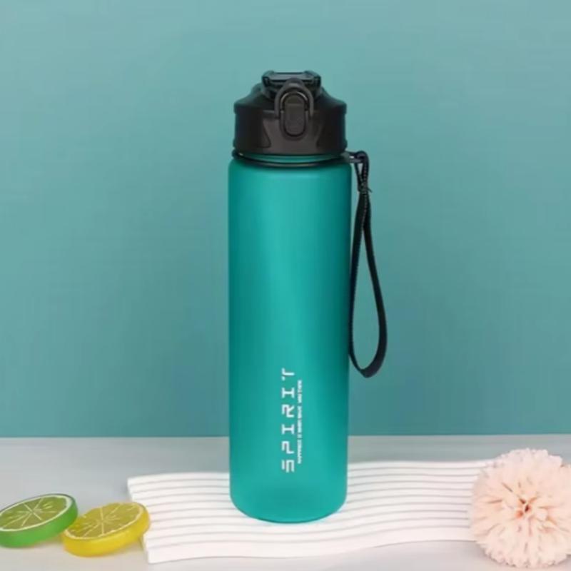 780ml Farbverlauf Sportflasche mit auslaufsicherem Deckel & Schriftzug, Leicht zu trinken für Fitnessstudio/Outdoor/Radfahren/Laufen/Angeln, Geburtstags-/Schulgeschenk
