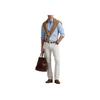 Polo Ralph Lauren Breathable Logo Embroidered Polo Shirt Men Shirts Blue 710967608-006