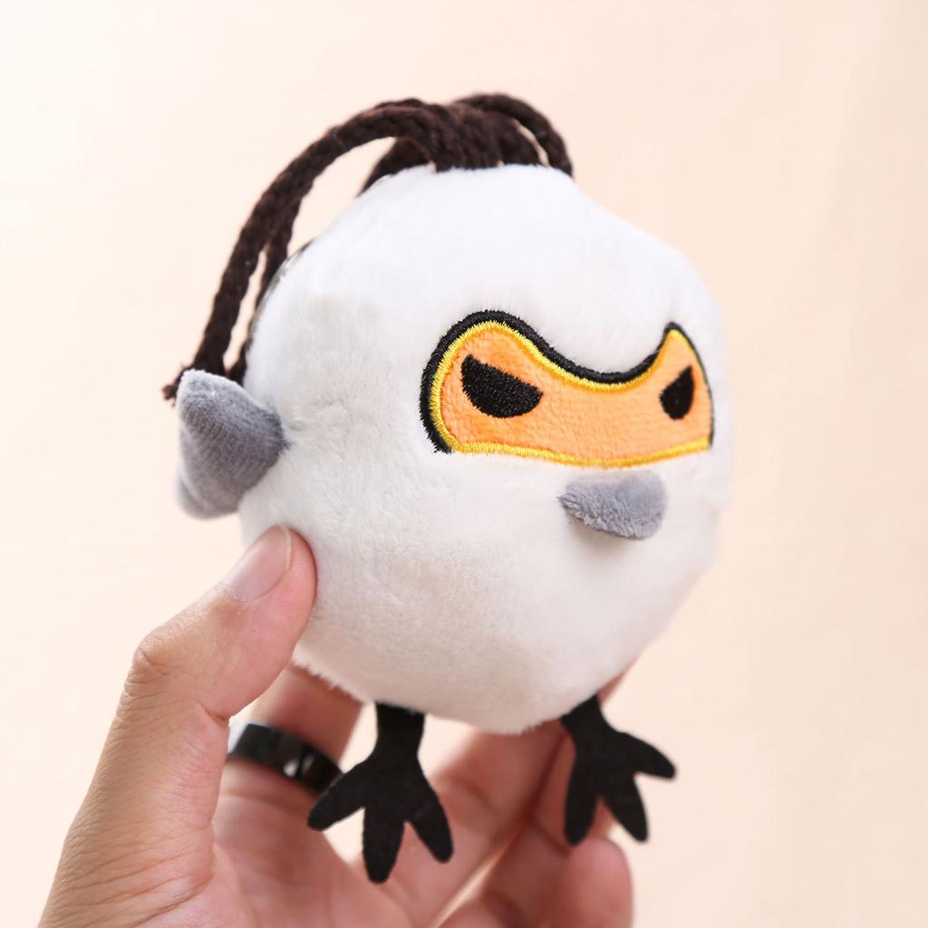 Evil Bird Pendant, Small Doll Keychain, Bag, Plush Toy, Birthday Gift, Girl's Rag Doll Doll.