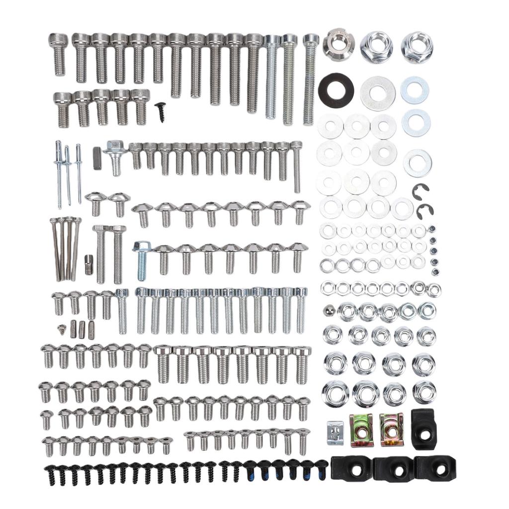 Motorrad Verkleidungsschrauben Kit Vollständiger Satz Schrauben Muttern Ersatz für Sur Ron Light Bee S X260 X160 Elektrofahrrad