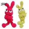 Anniversary Gift for Her Hand-Crocheted Proud Bunny Keychain Cute Handmade Crochet Rabbit Charm Pendant Soft Wool Plush Pendant Multi‑use