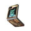 Exquisite Loish Style Blumen Handyhülle für Damen für Samsung Z Flip 7 6 5G Galaxy Z Flip4 Z Flip5 Z Flip3 Coque Schwarzes Hartes PC Sh