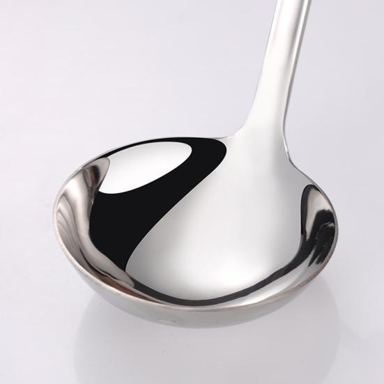 Stainless Steel Hotpot Soup Ladle Spoon Strainer Scoops Durable Slotted Spoon Rust-Proof Skimmer Spoon for Kitchen Cooking Utensil Banquets Picnics