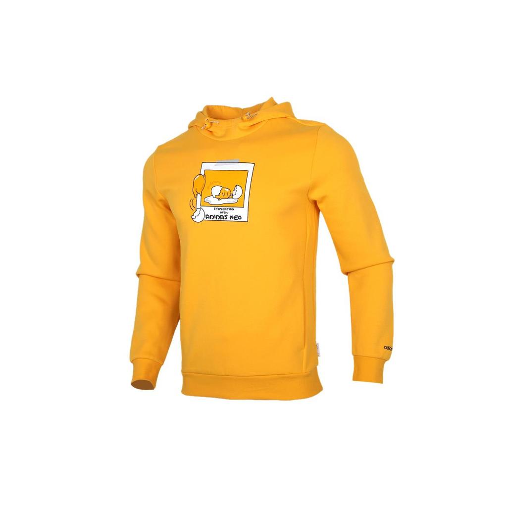 adidas Neo Sweatshirts Men's Yellow Hooded Moderate Regular GL7226