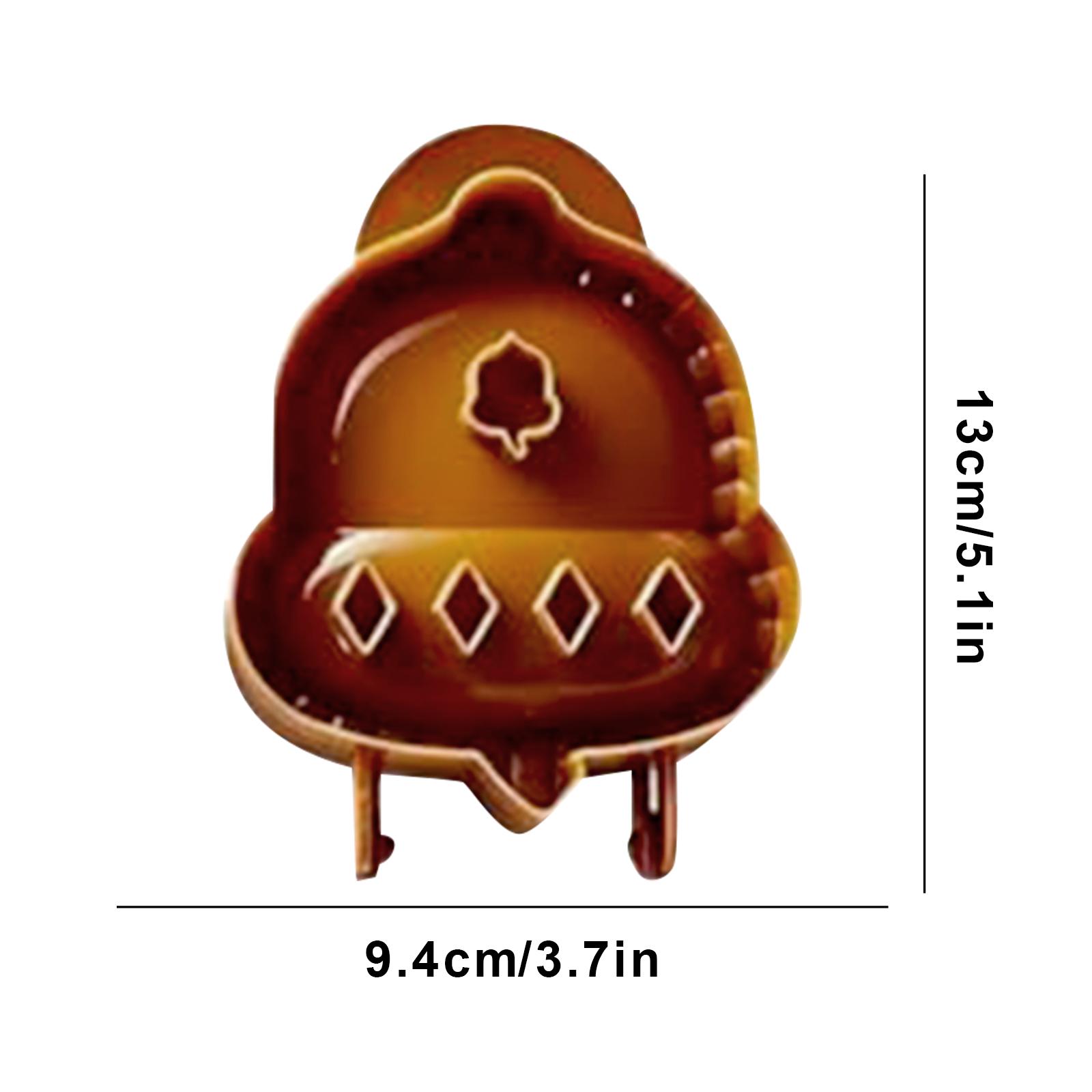 Christmas Cookies Cutters Cartoon Pumpkin Pressable Biscuit Mold Plastic Hand Pie Press Mould Cookie Stamp Baking Pastry Tools
