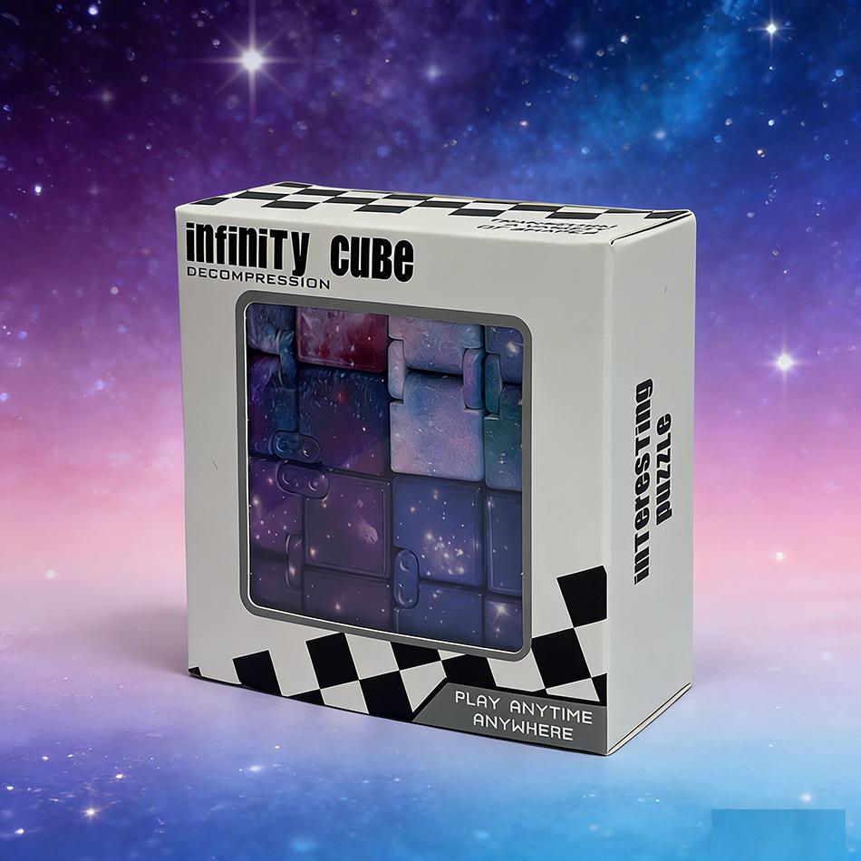 Gift Magic Puzzle Cube Anti Stress Relief Toys for Adults Infinite Flip Funny Cube Sensory for Children Special Needs Xmas Gifts