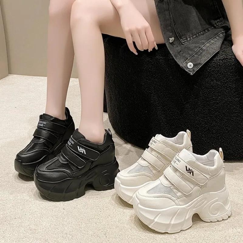 2024 adult female sneakers Women Platform Flat Shoes Woman Shoes fashion Casual Trainers Ladies Chunky Sneakers Women Shoes