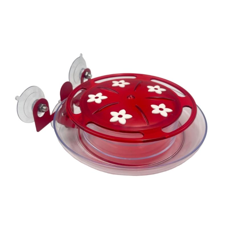 

Bird Feeders Hummingbird Feeders 5 Mouth Window Mount with Suction Cup