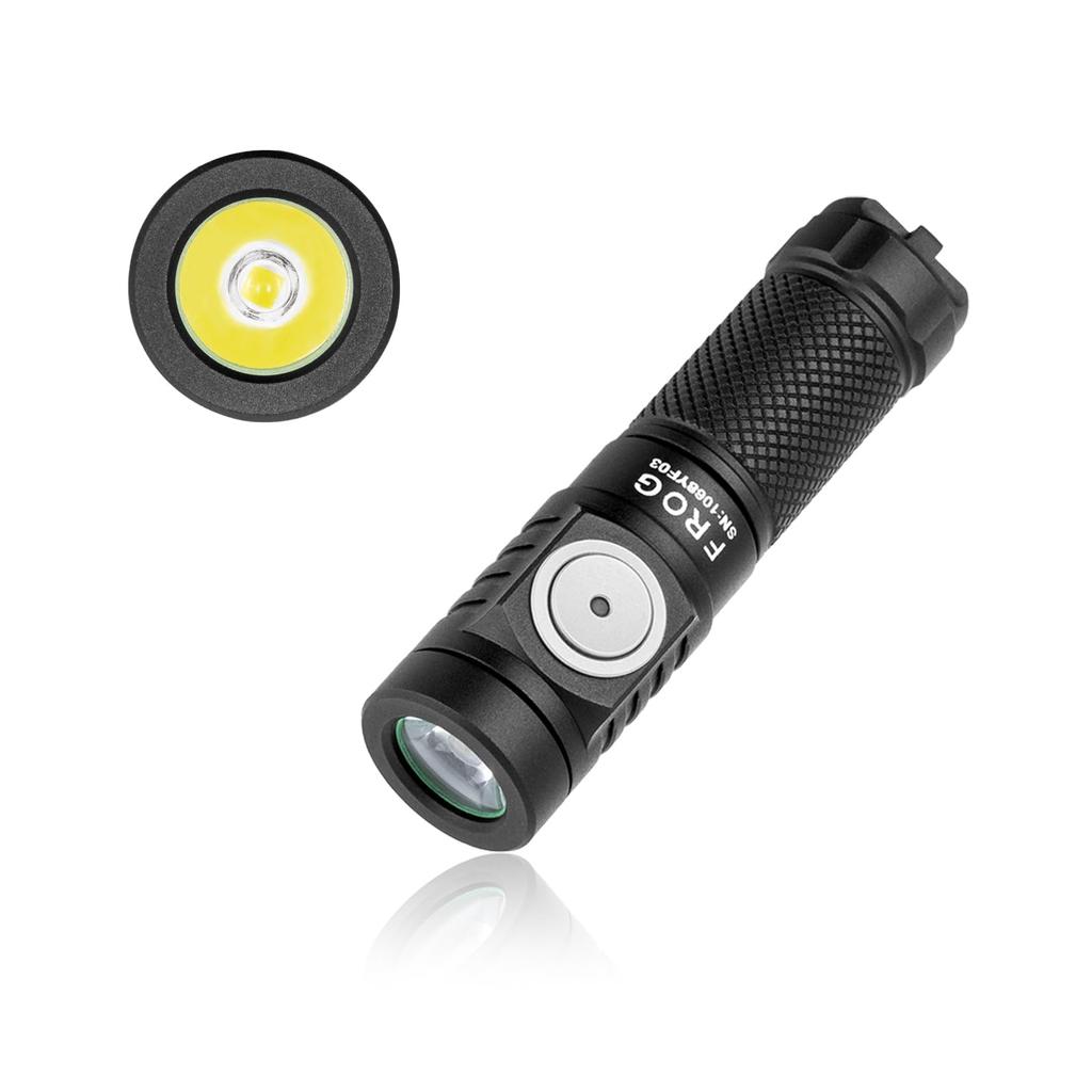 LUMINTO Rechargeable Key Light, Ultra-Compact and Lightweight Keychain Torch (Frog V3.0)