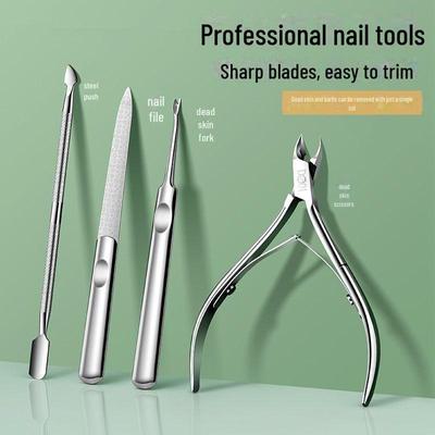 Stainless Steel Manicure Scissors Set for Cuticles and Nails