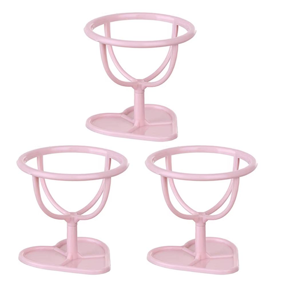 1/3/5Pcs Beauty Makeup Egg Holder Makeup Egg Drying Rack Cute Heart Shaped Makeup Egg Tray for Girls Women Travel Bedroom Dorm