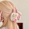 Cute Anime Kitty Cat Plush Hair Claw Shark Clip Barrettes Crab Hair Clips For Women Hairgrips Autumn Winter Hair Accessories
