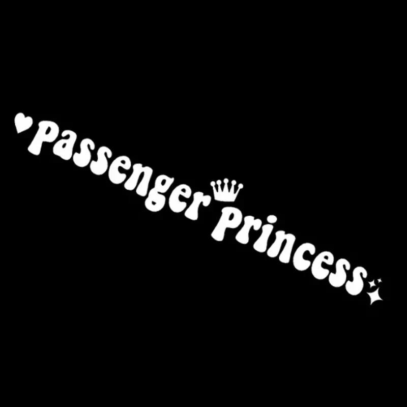 1 Stück 15*2,3CM Passagier Prinzessinnen Autoaufkleber Lustige kreative Aufkleber für Auto Rückspiegel Zubehör