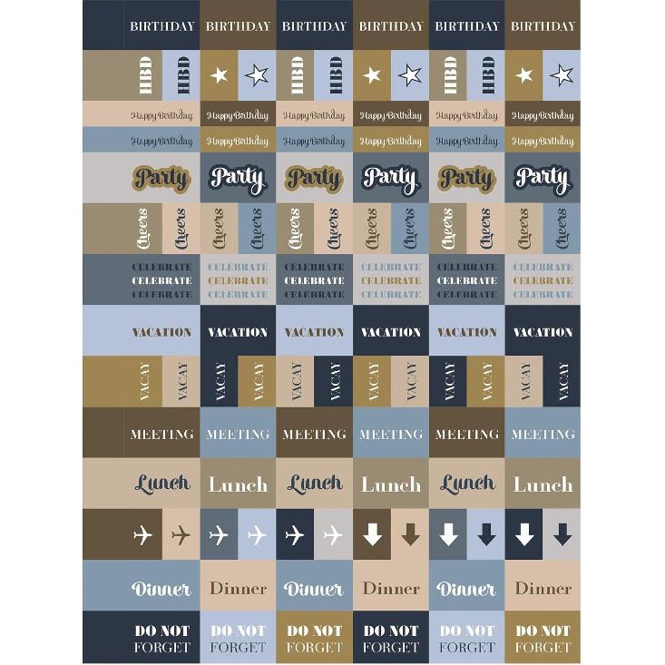 TF Publishing July 2025 - June 2026 Simply French Blue Medium Weekly Monthly Planner - 12 Month Academic Planner 2025-2026 with Durable Cover, Thick