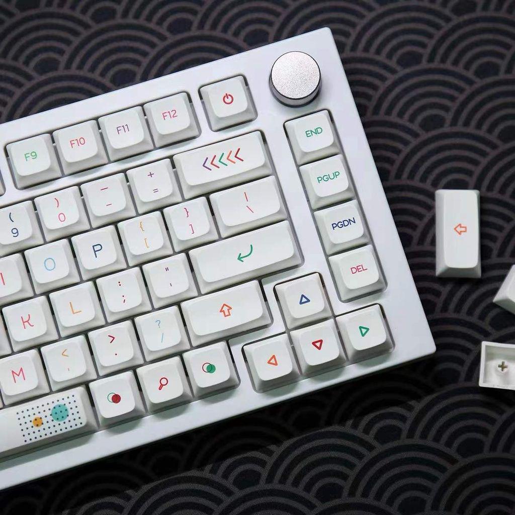 127-Key Neo XDA Height Gaming Keycaps with Russian & Korean Phonetic