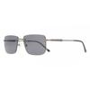 Rimless Rectangle Gunmetal Smartbuy Collection Dune Jst 168 008 Fashion Unisex Sunglasses