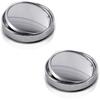 1 Pair Wide Angle Convex Car Auto Blind Spot Round Stick-On Side View Rearview Mirror