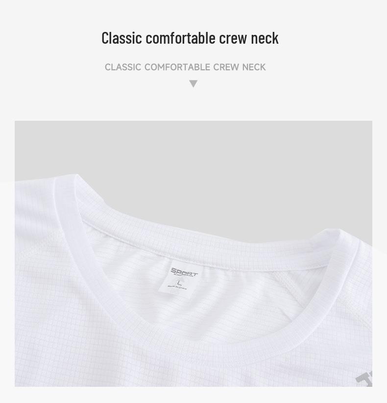 Herren Schnelltrocknendes Langarm-Sport-T-Shirt für Laufen, Basketball und Radfahren