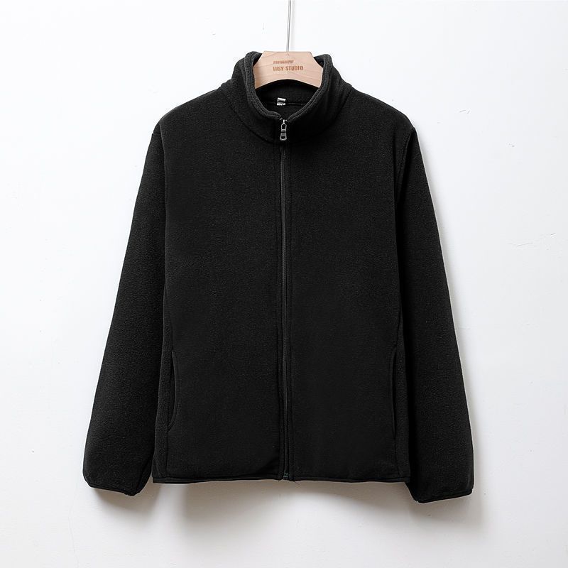 Polar Fleece Coat Women Thick Autumn and Winter Joker Korean Version of Fleece Cardigan Couple Sweater Women