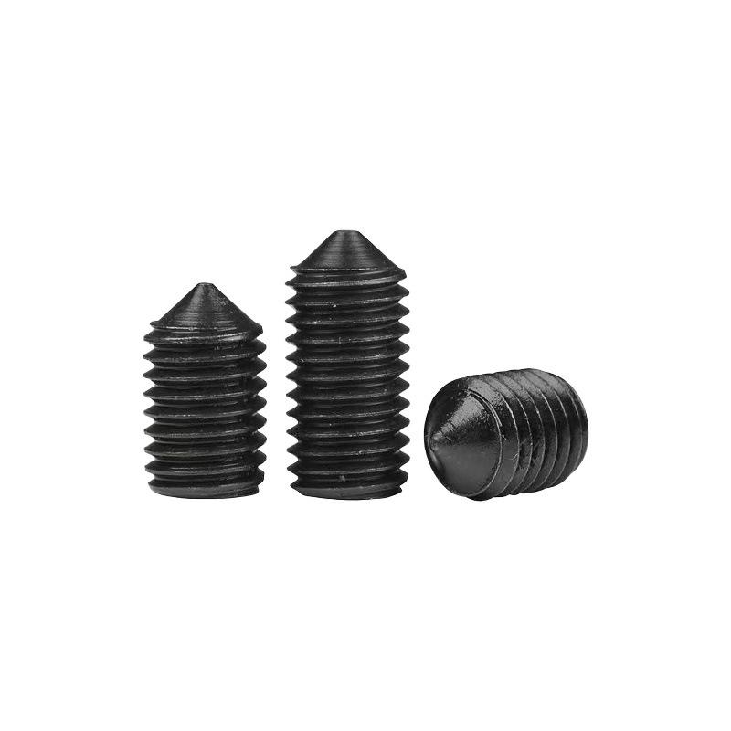 12.9 Grade Pointed Set Screw Grub Set: Headless Screws M3 M4 M5 M6 M8 M10