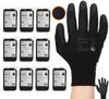 Mercator Tech Black+Black PU Work Gloves - - 120 Pairs