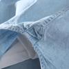 Men's Spring Plus Size Denim Shirt Vintage Washed Shirt