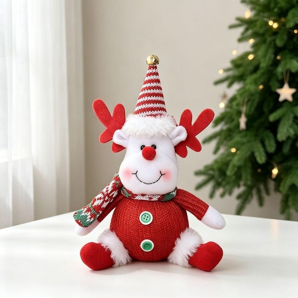 Elk Santa Claus Pendant Snowman Merry Christmas Decoration Holiday Party Supplies